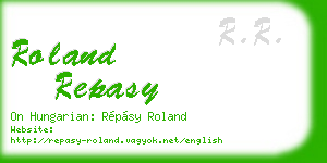 roland repasy business card