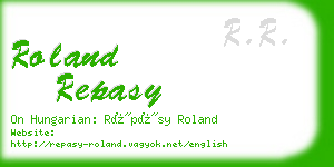 roland repasy business card